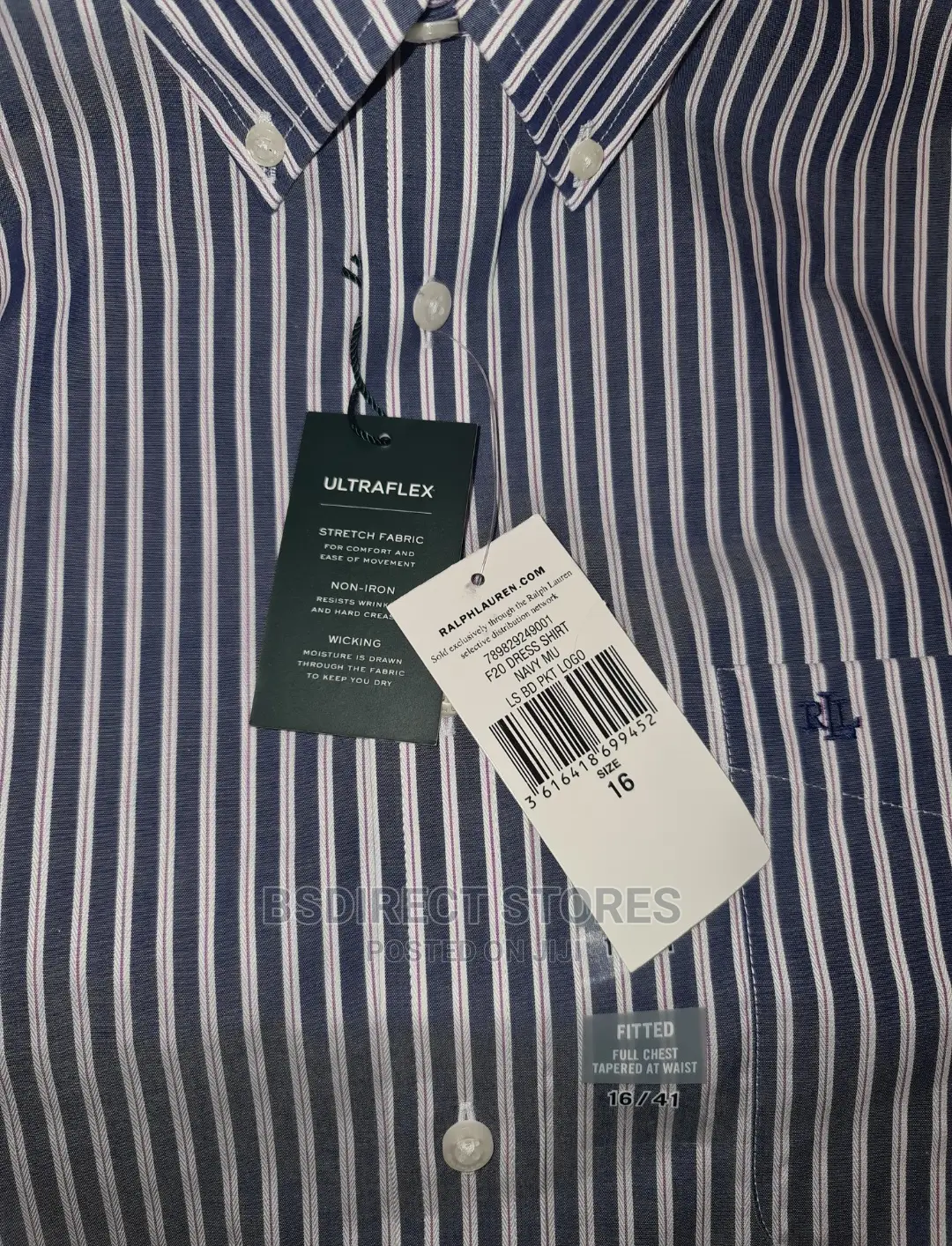 Lauren By Ralph Lauren Women's Shirt RLL Stripe Dress Shirt