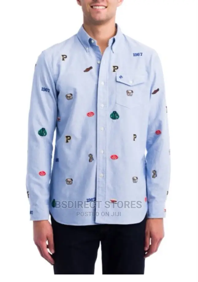Polo Ralph Lauren Custom Fit Embroidered Cotton Oxford Shirt