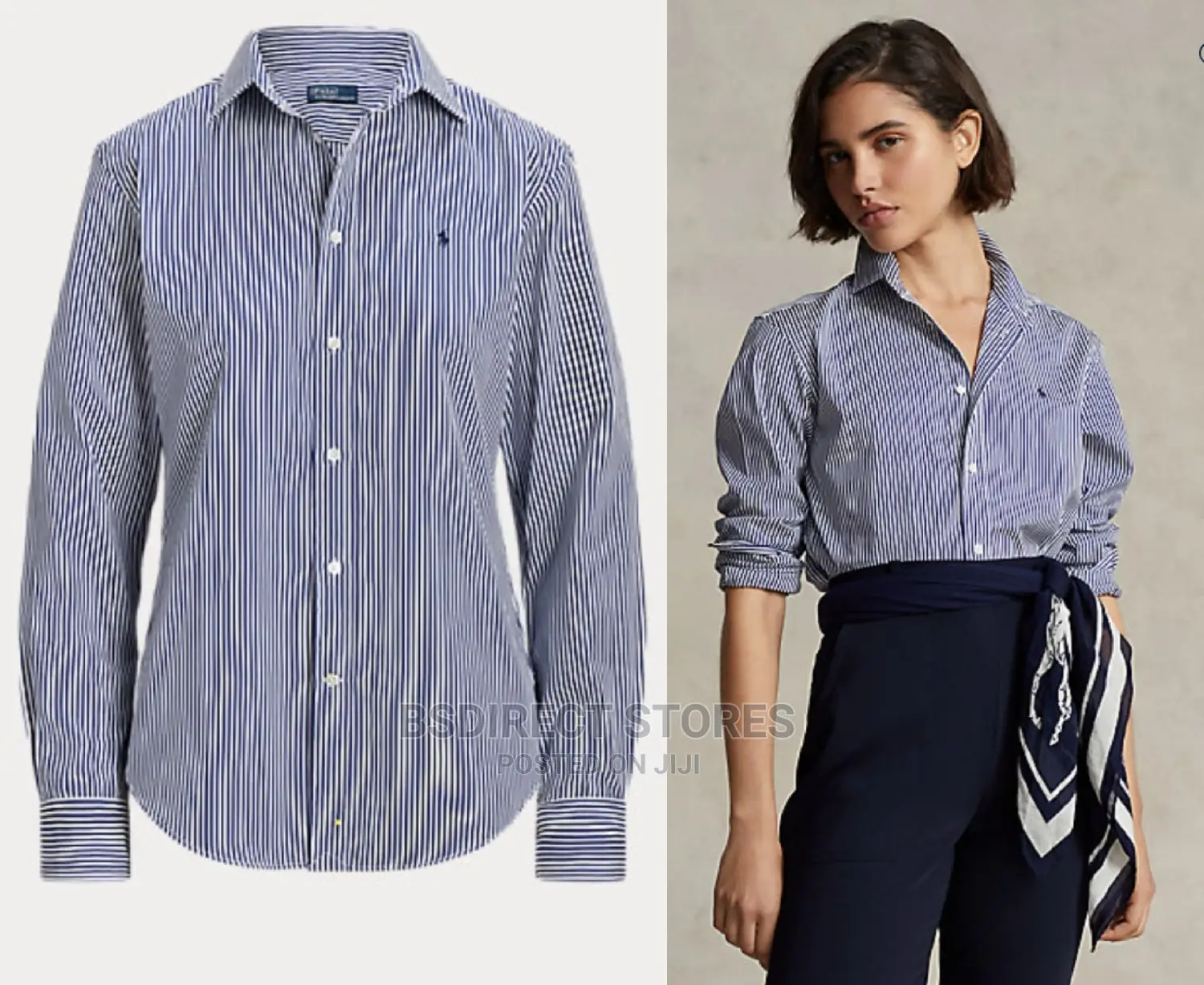 Polo Ralph Lauren Women's Long Sleeve Button Front Shirt
