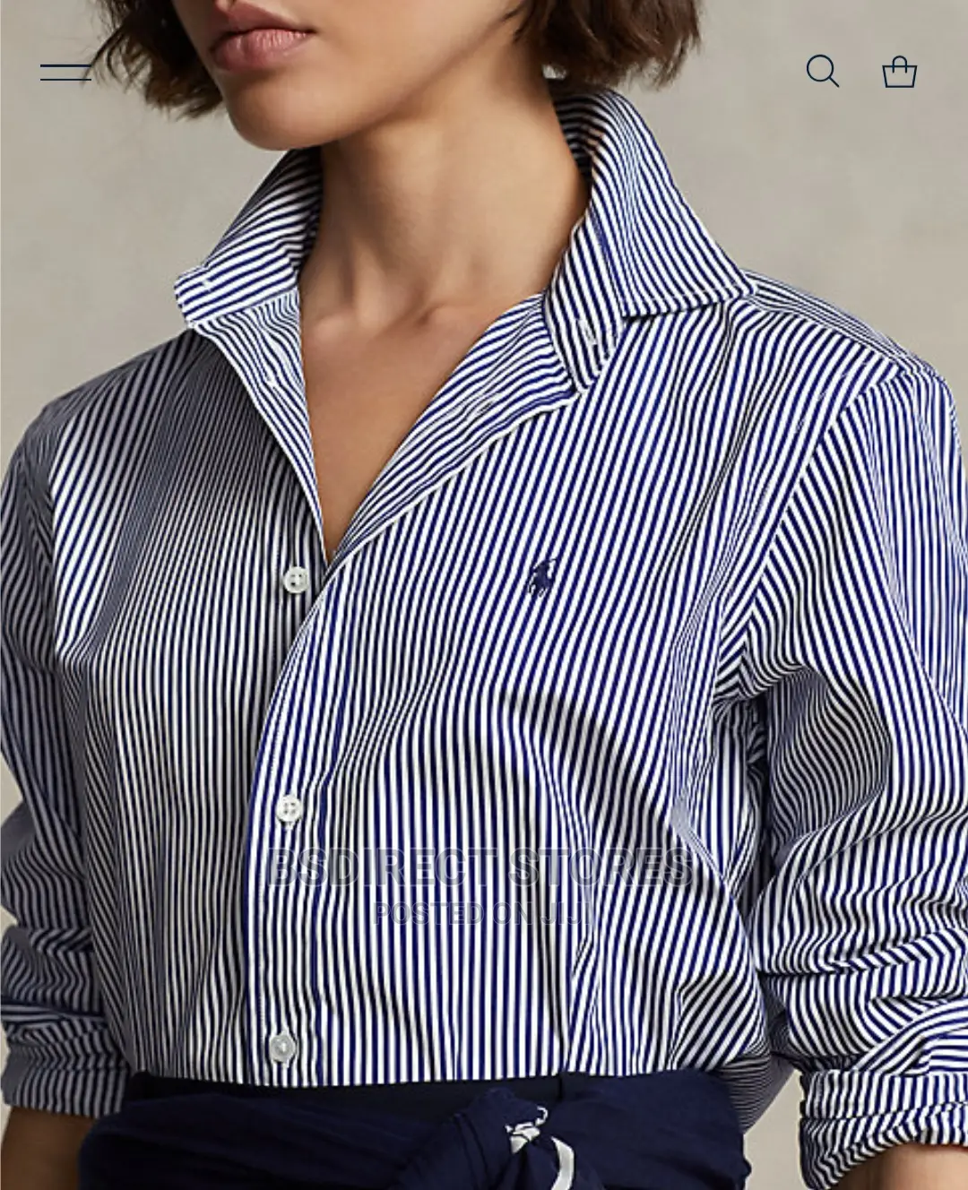 Polo Ralph Lauren Women's Long Sleeve Button Front Shirt