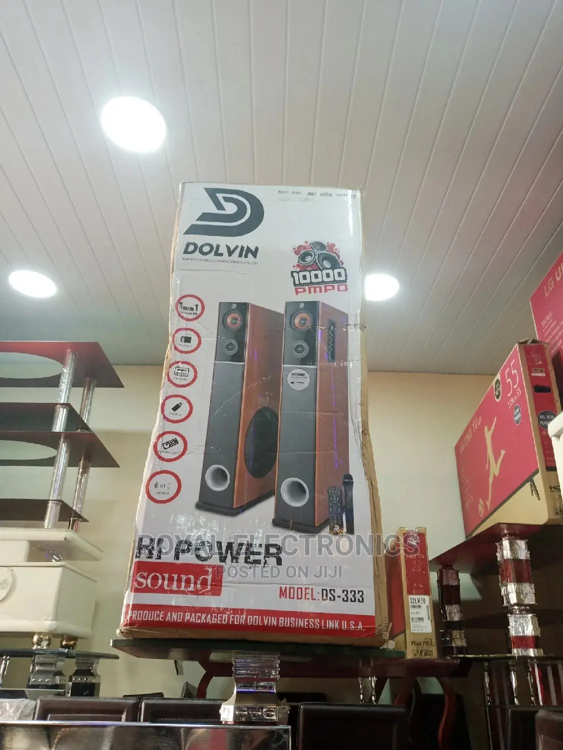 Newly Branded Dolvin Bluetooth Tower Sound Speakers - Ds-333