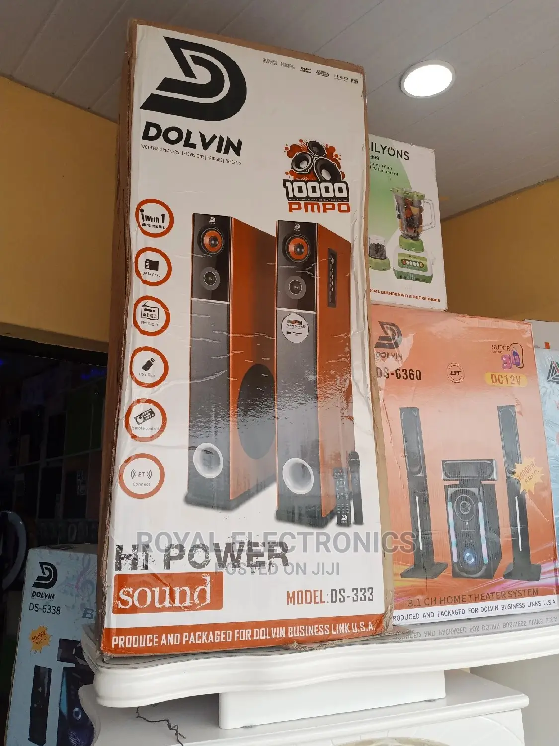 Generic Dolvin Bluetooth Tower Sound Speakers - Ds-333