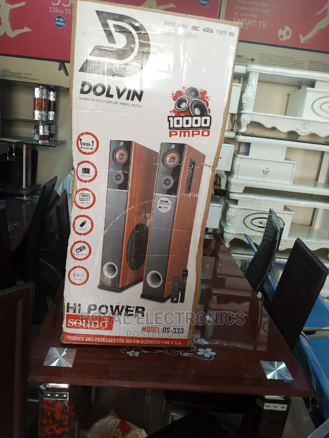 World Best Dolvin Bluetooth Tower Sound Speakers - Ds-333