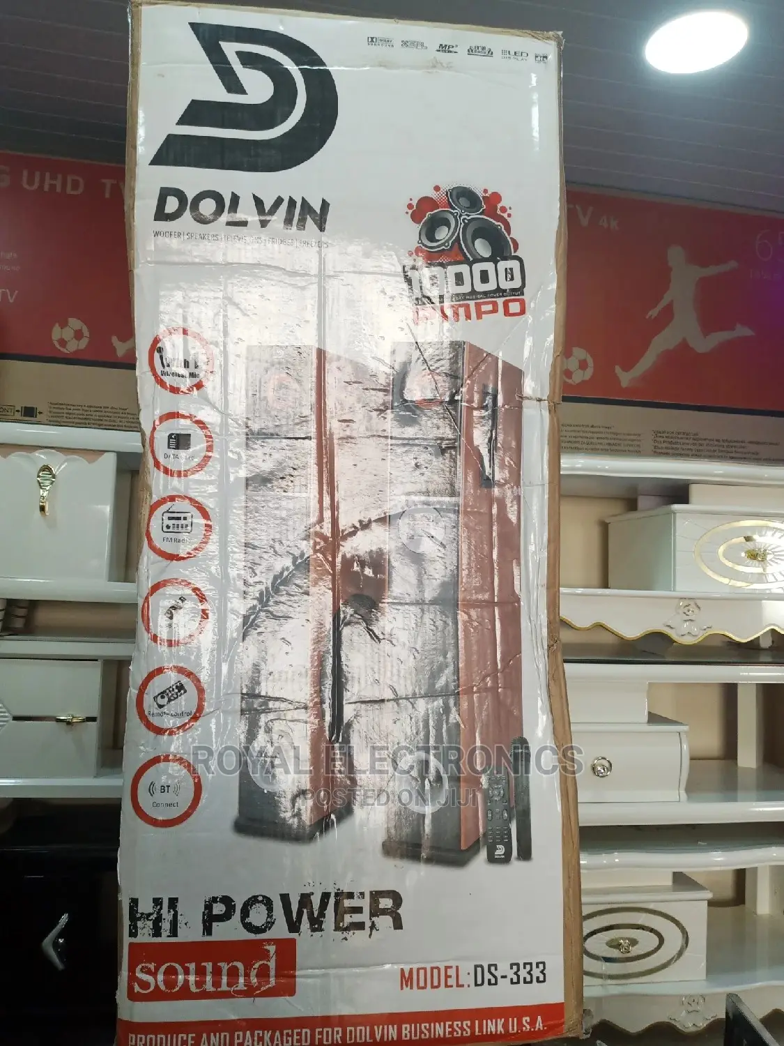 Best Made Dolvin Bluetooth Tower Sound Speakers - Ds-333
