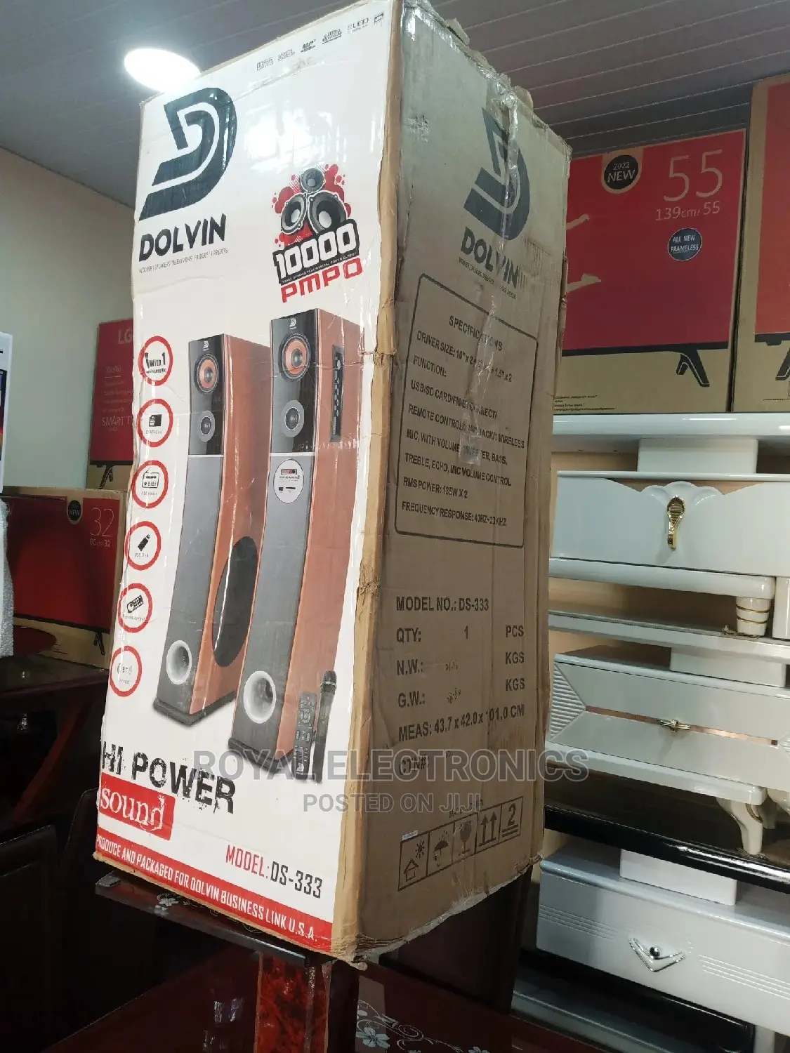 Best Made Dolvin Bluetooth Tower Sound Speakers - Ds-333