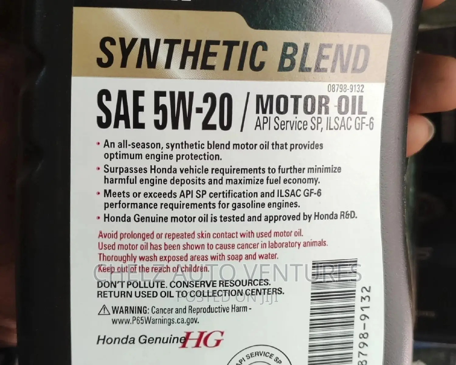 Honda Engine Oil 5w-20