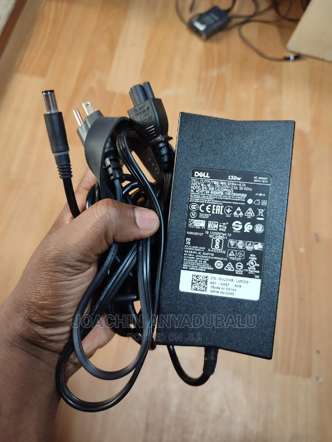 130W Charger Adapter With Power Cord 19.5v-6.7a LA130PM121