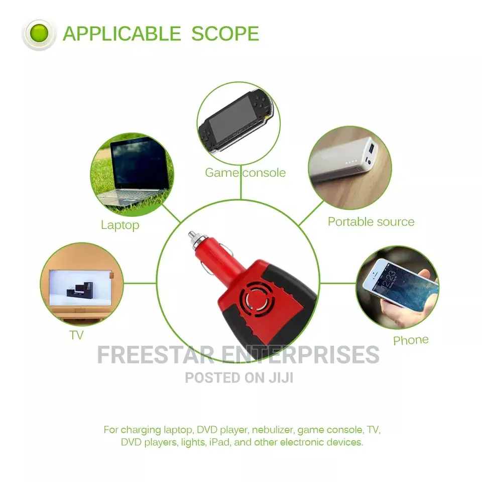 150 Watt Car Inverter. 150watt Inverter. Car Power Inverter.