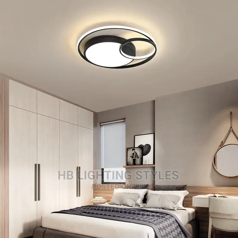 Luxury Ceiling Mounted LED Flush Chandelier Light.