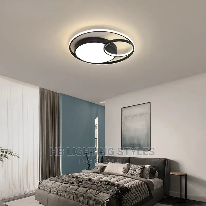 Luxury Ceiling Mounted LED Flush Chandelier Light.