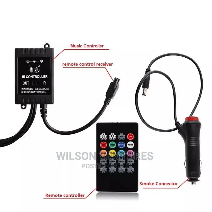 Car Fashionable Desco Floor Multicolour LED Light