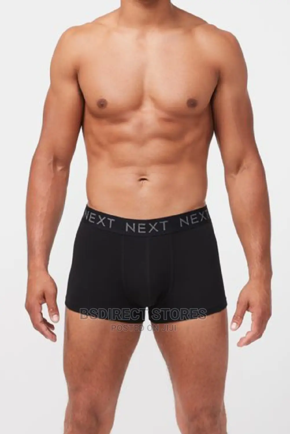 NEXT Black Hipsters Luxury Men Cotton Boxers Pack Of Eight