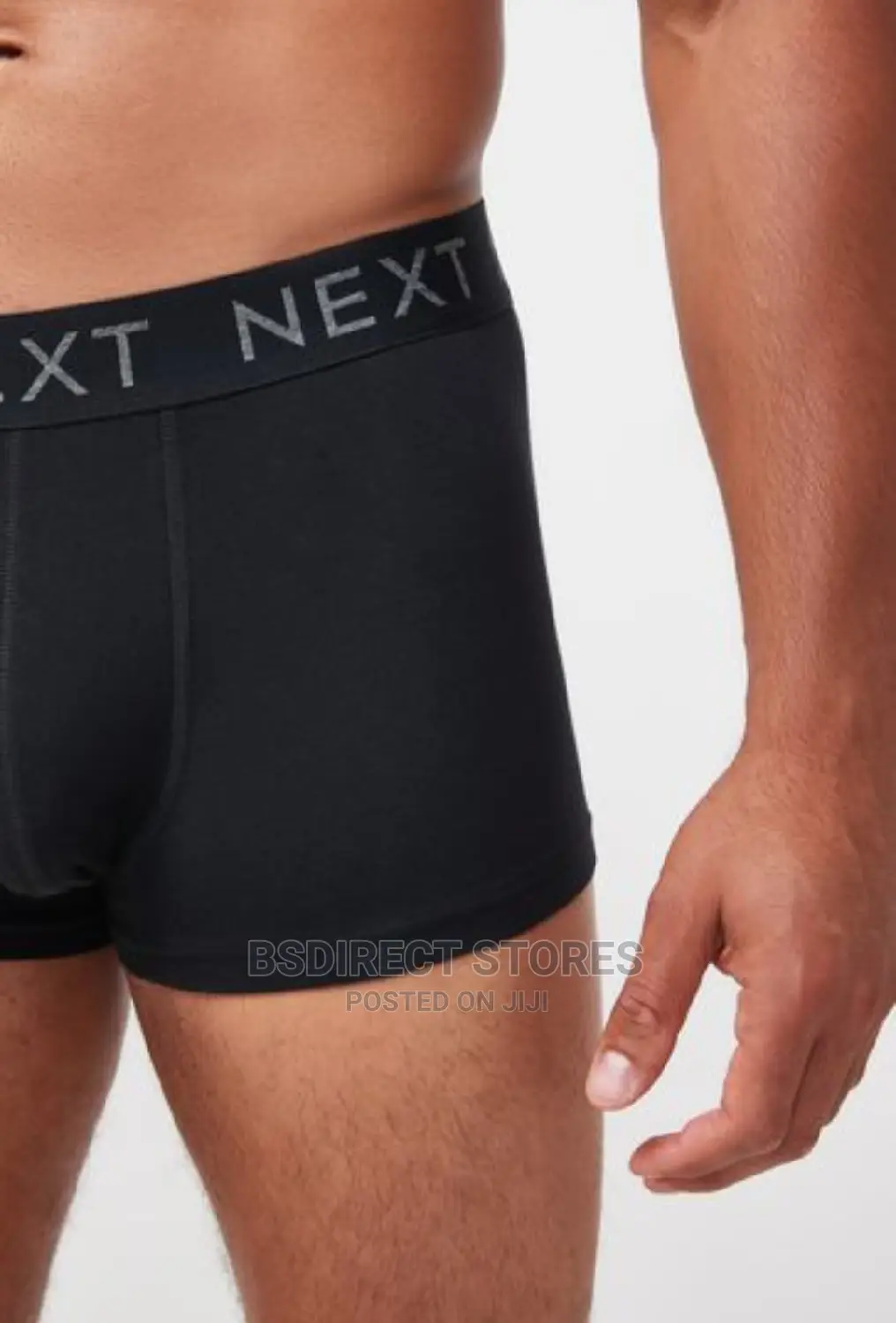 NEXT Black Hipsters Luxury Men Cotton Boxers Pack Of Eight
