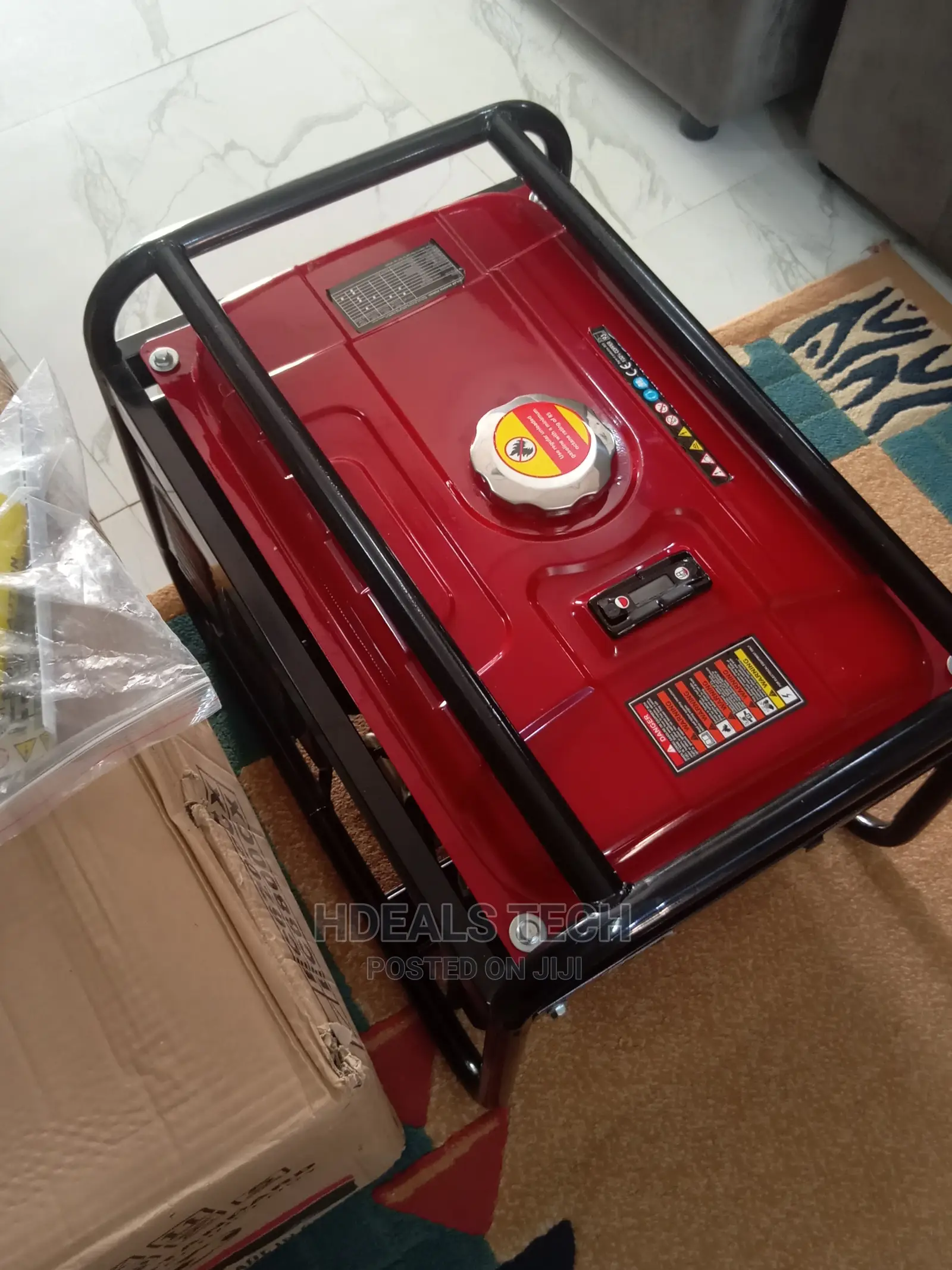 Original Elepaq Generator 3.5KVA , Manual-Starter, EC6800CX.