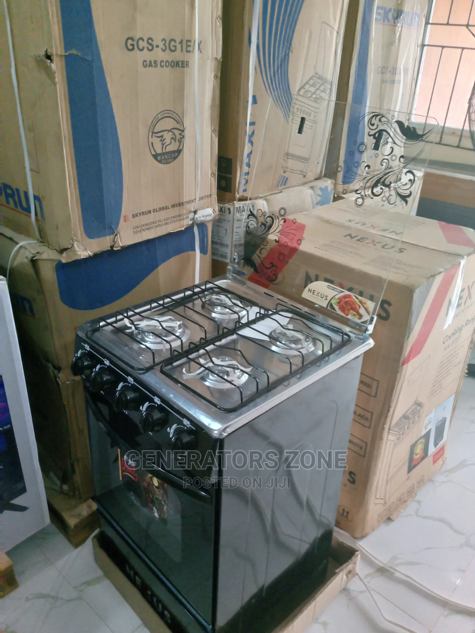 Nexus 4 Burner Gas Cooker- Nx-5055b