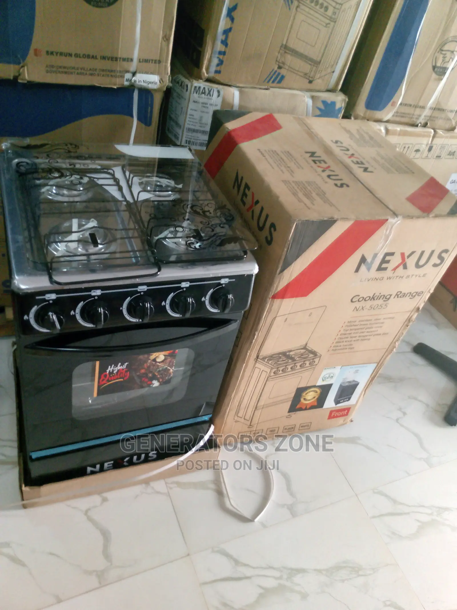 4 Burner Nexus Cooker- Brand New (Nx-5055b)