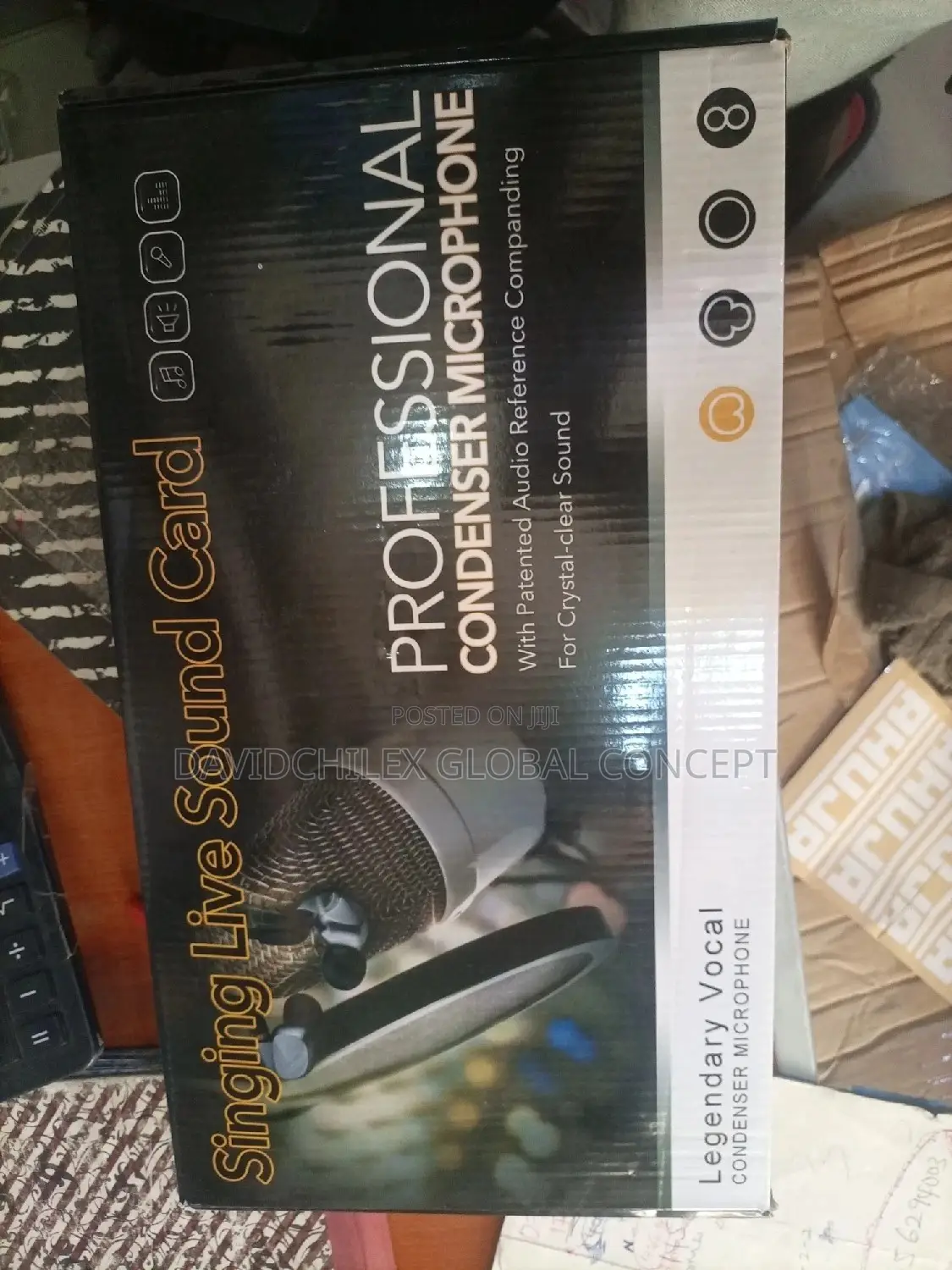 Studio Microphone With Soundcard
