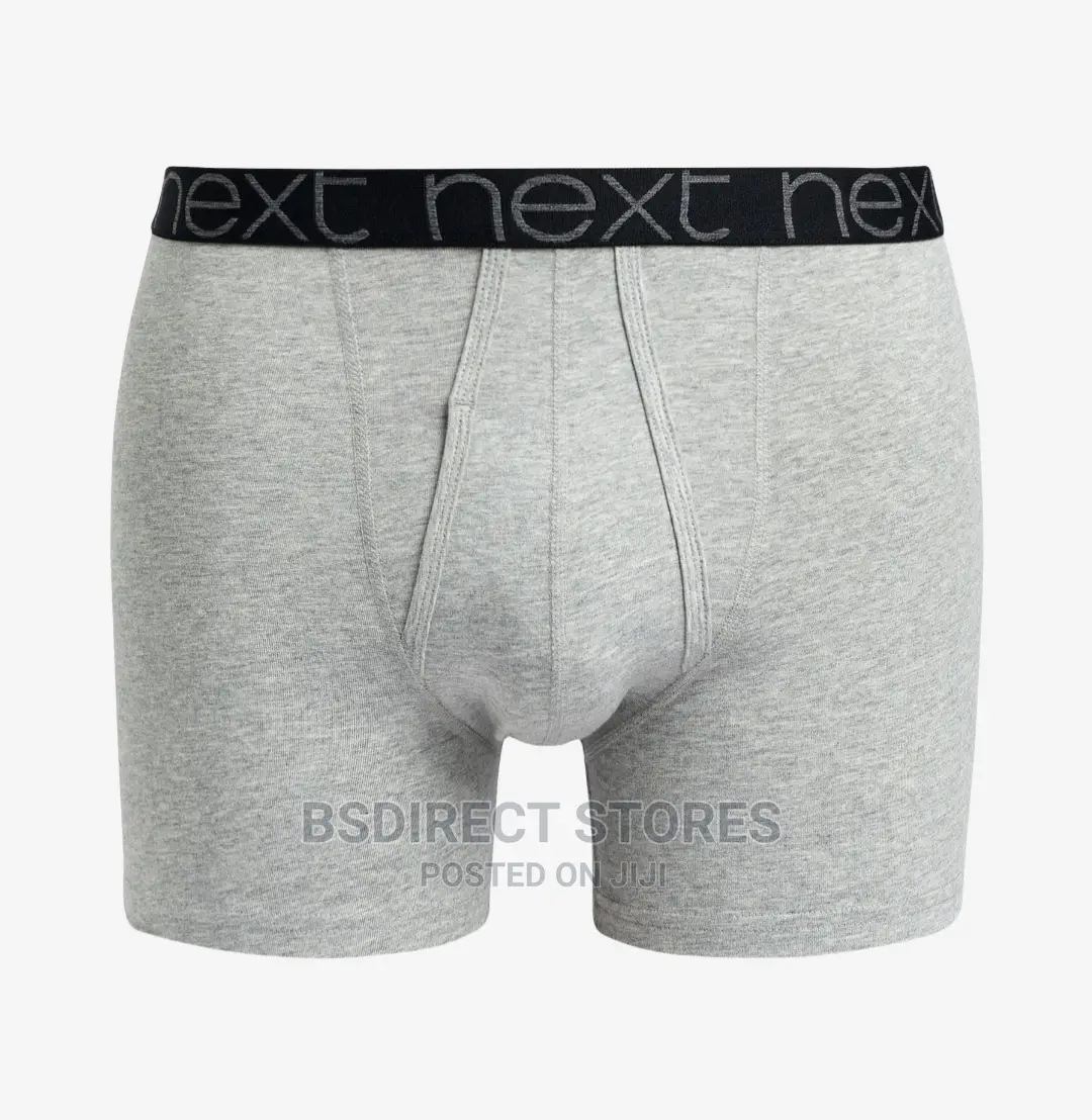 NEXT Grey/Black A-front Luxury Men Cotton Boxers Pack Of 8