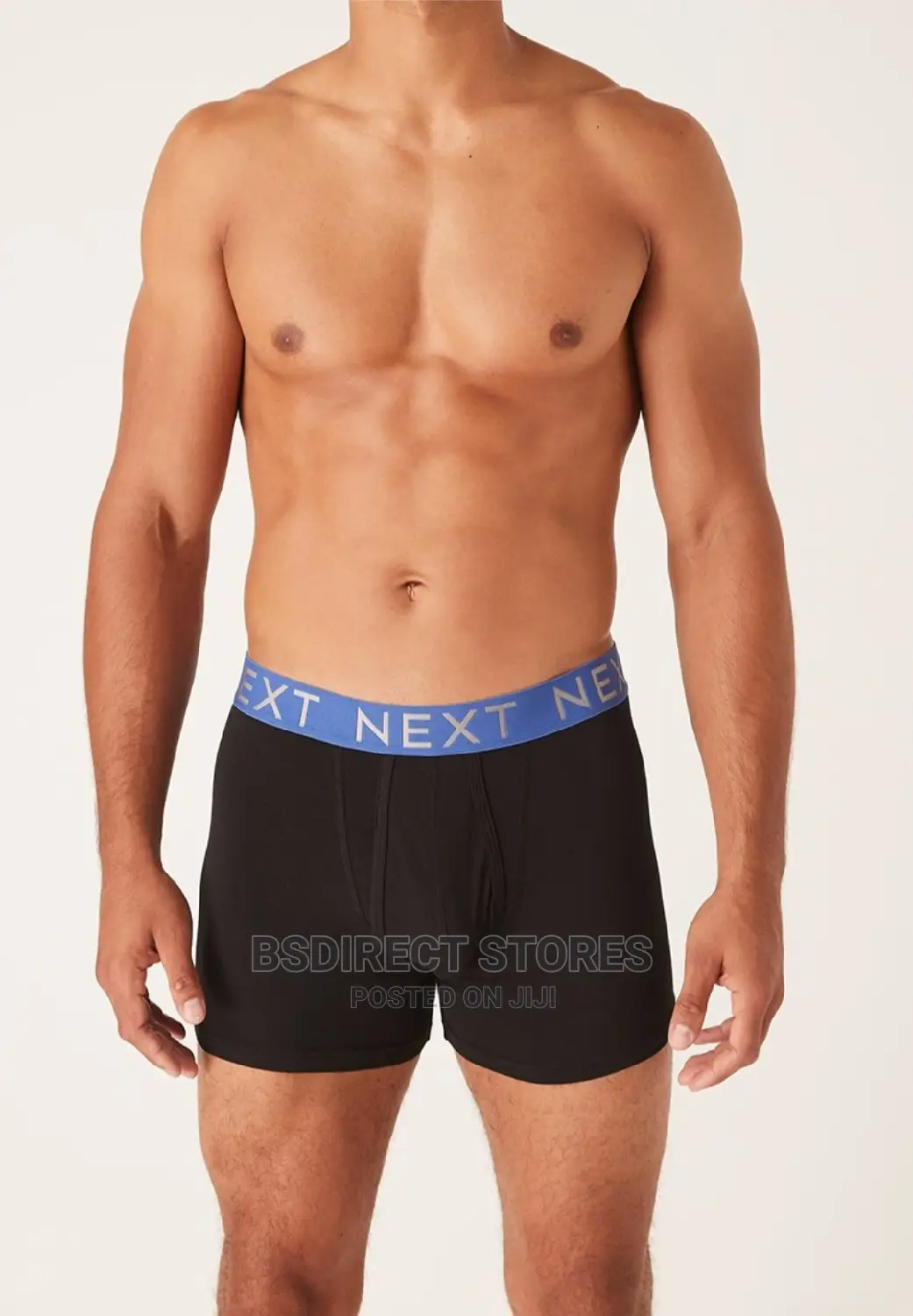 NEXT a-Front Navy/Grey Coloured Waistband Boxers Pack of 8