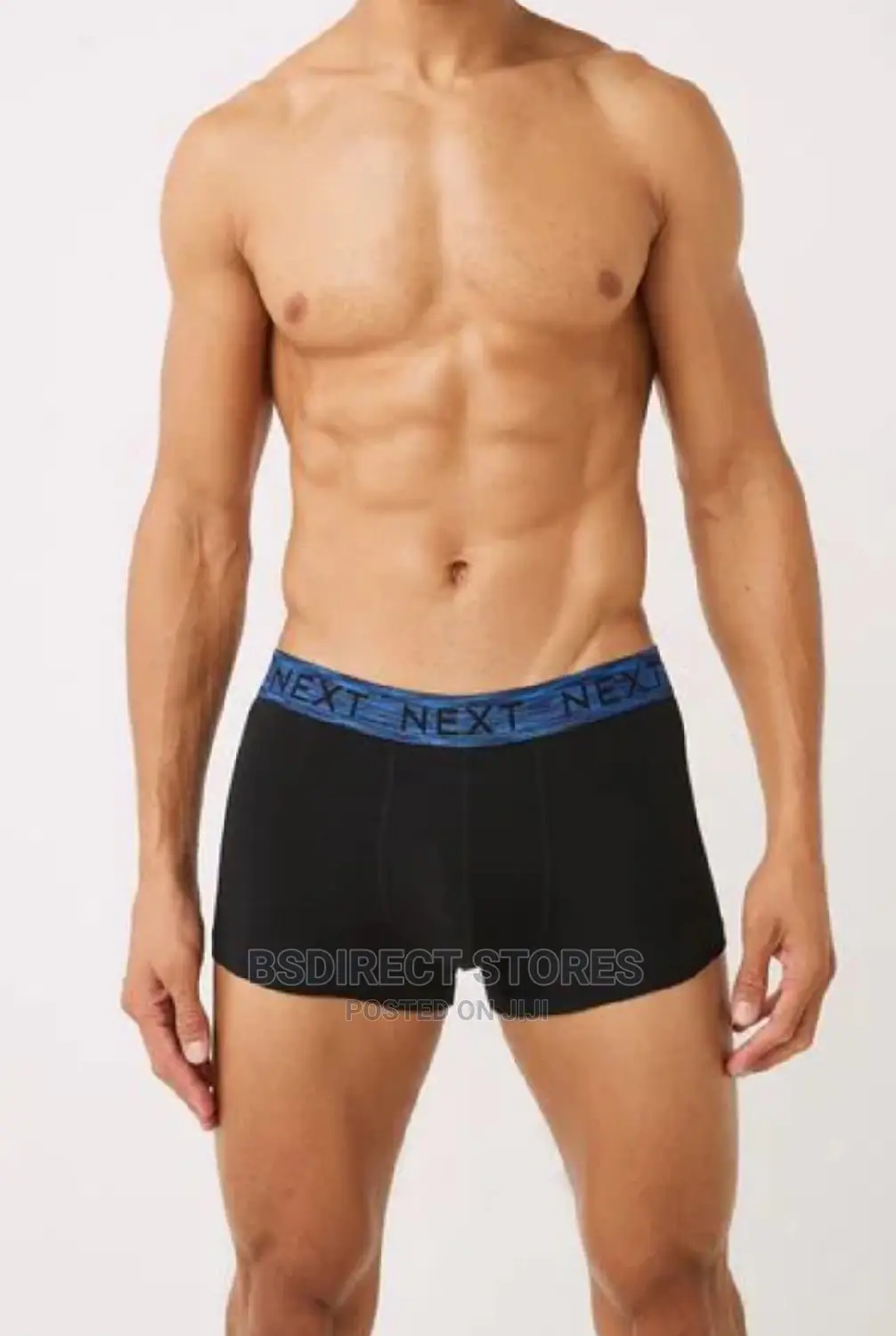 NEXT Hipsters Navy/Grey Coloured Waistband Boxers Pack Of 8