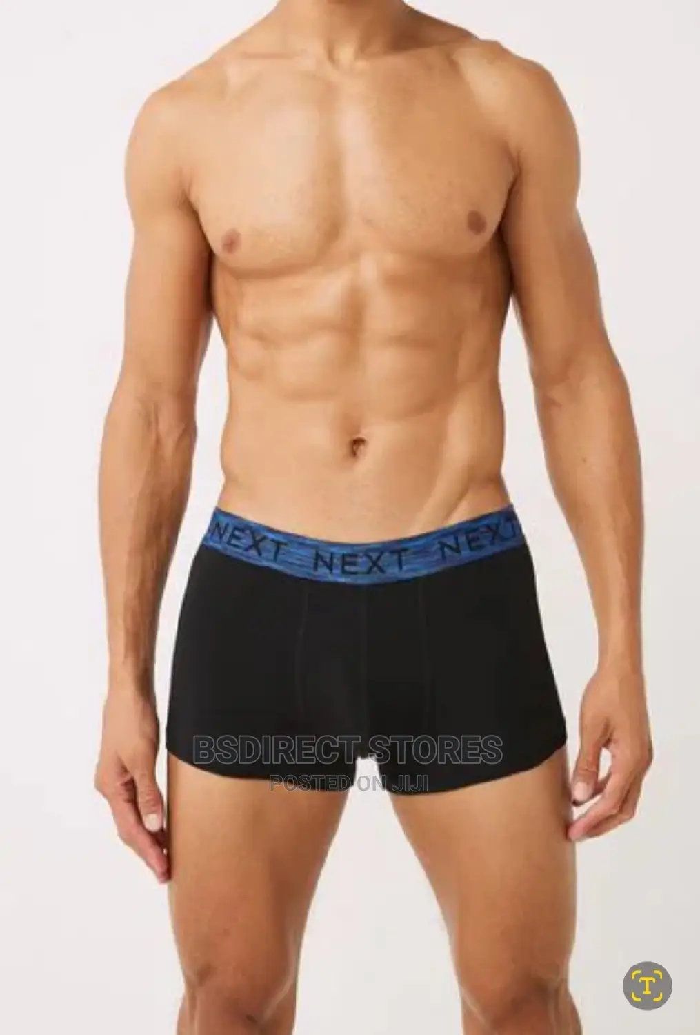 NEXT Hipsters Black Bright Waistband Luxury Boxers Pack of 8