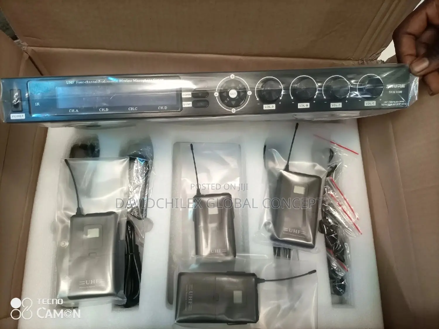 Shure SKM 9000 Lapel Wireless Microphone