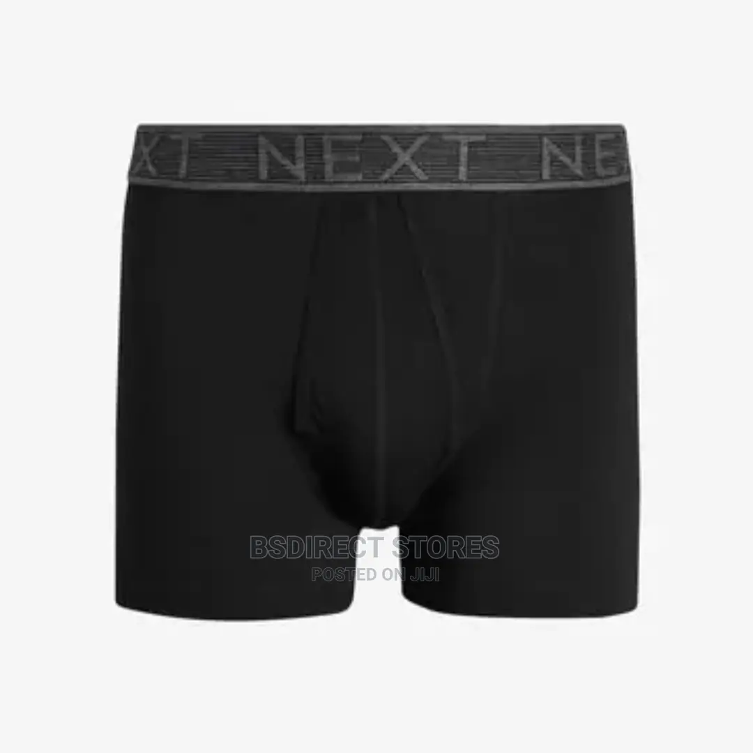 NEXT A-front Grey/Black Luxury Cotton Boxers Pack Of Four