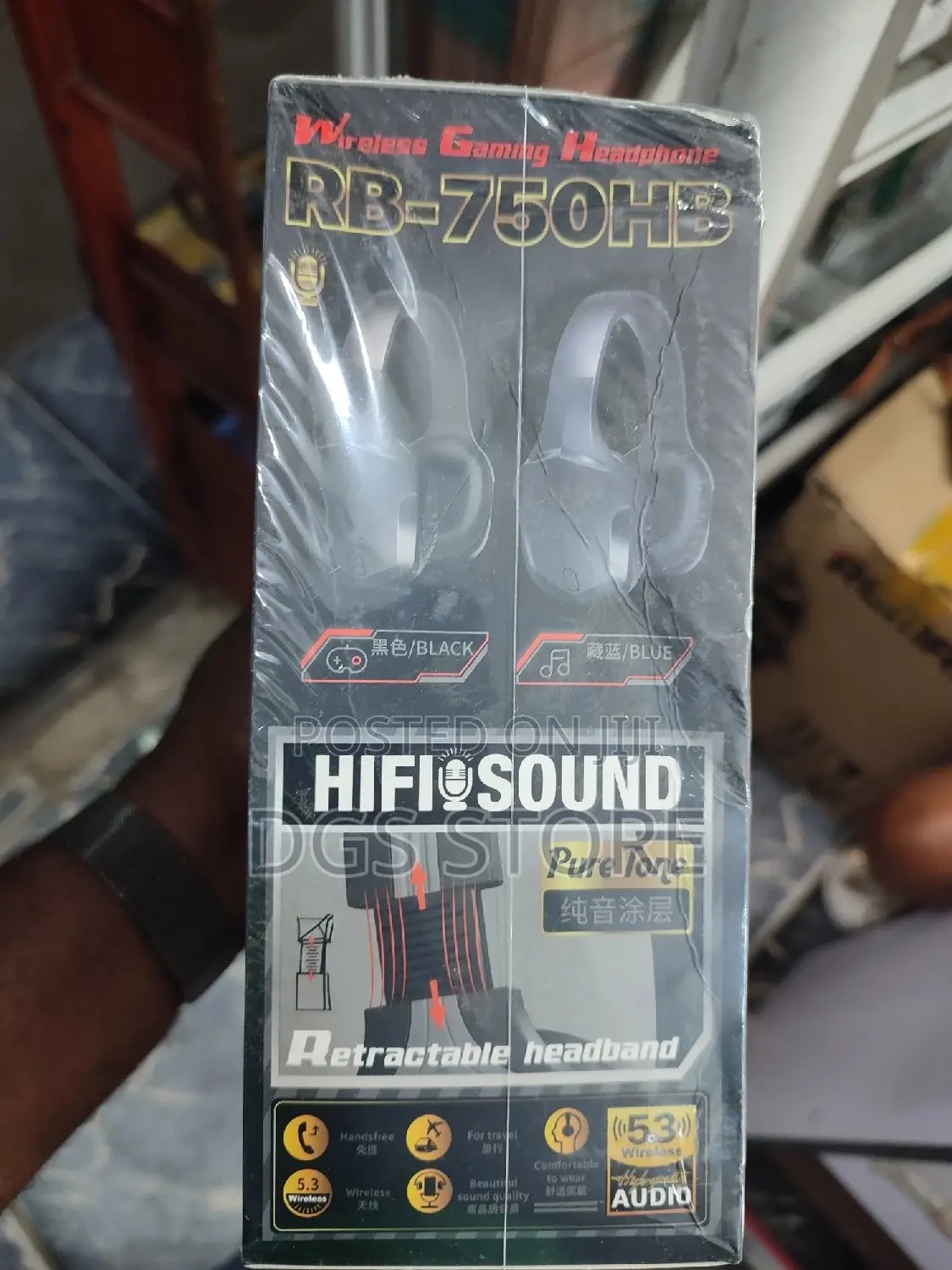 Remax RB 750HB Gaming Wireless Headphone 