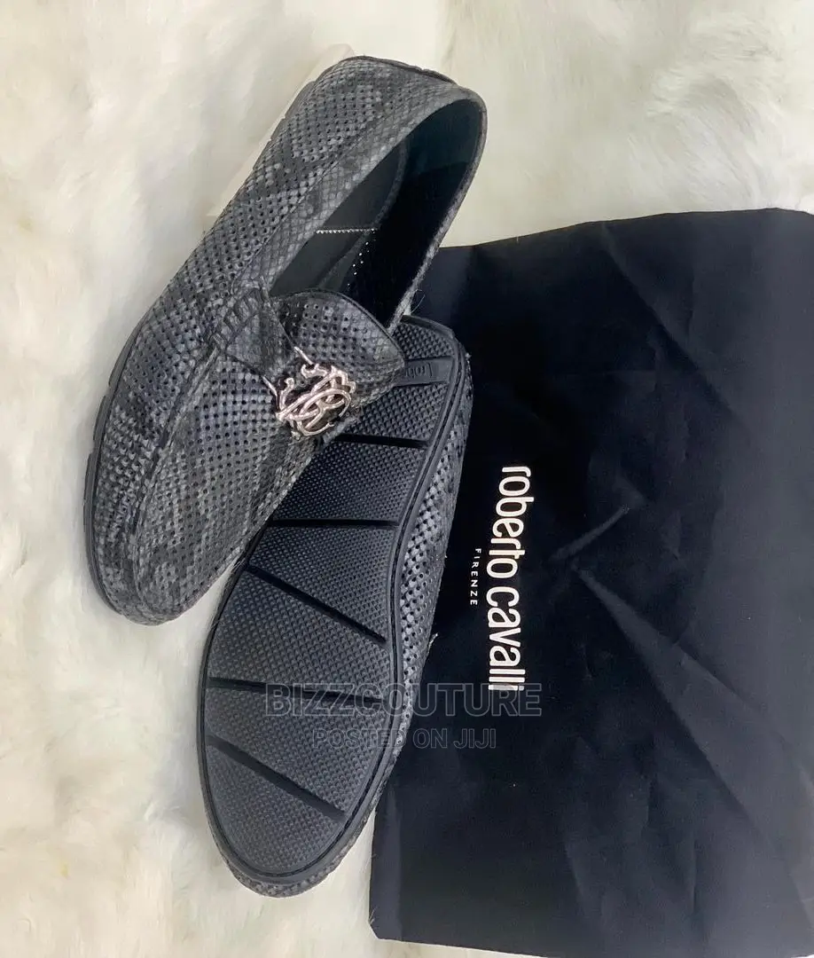 Original Italian ROBERTO CAVALLI Loafers Available in Store