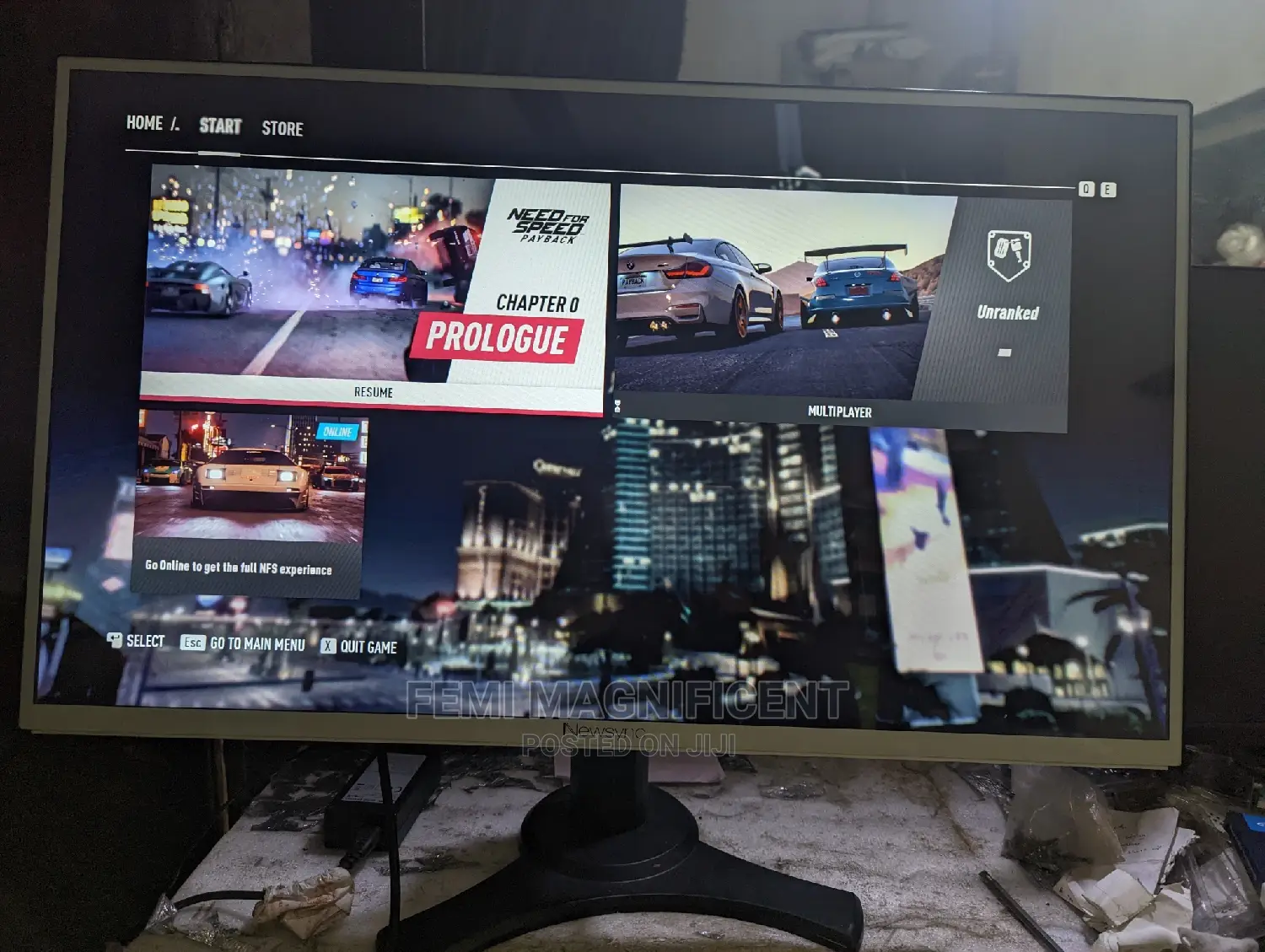 Gaming Monitor Newsync 32 Inches IPS 180HZ High Refresh Rate