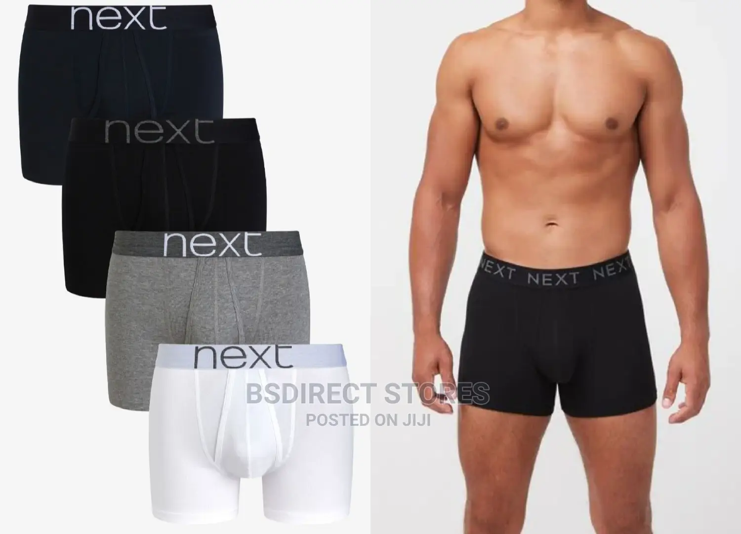 NEXT a-Front Multi Luxury Men Cotton Boxers Pack of Four