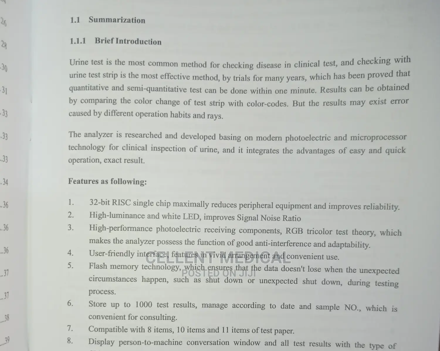 Urine Analyser Machine