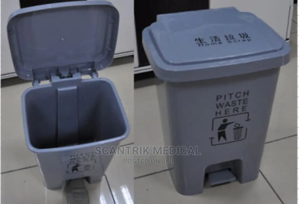 Step Trash Can 10L for Home Office Rubbish