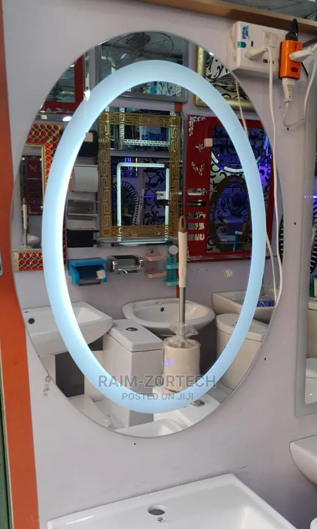 Bathroom Light Mirror 80x60cm