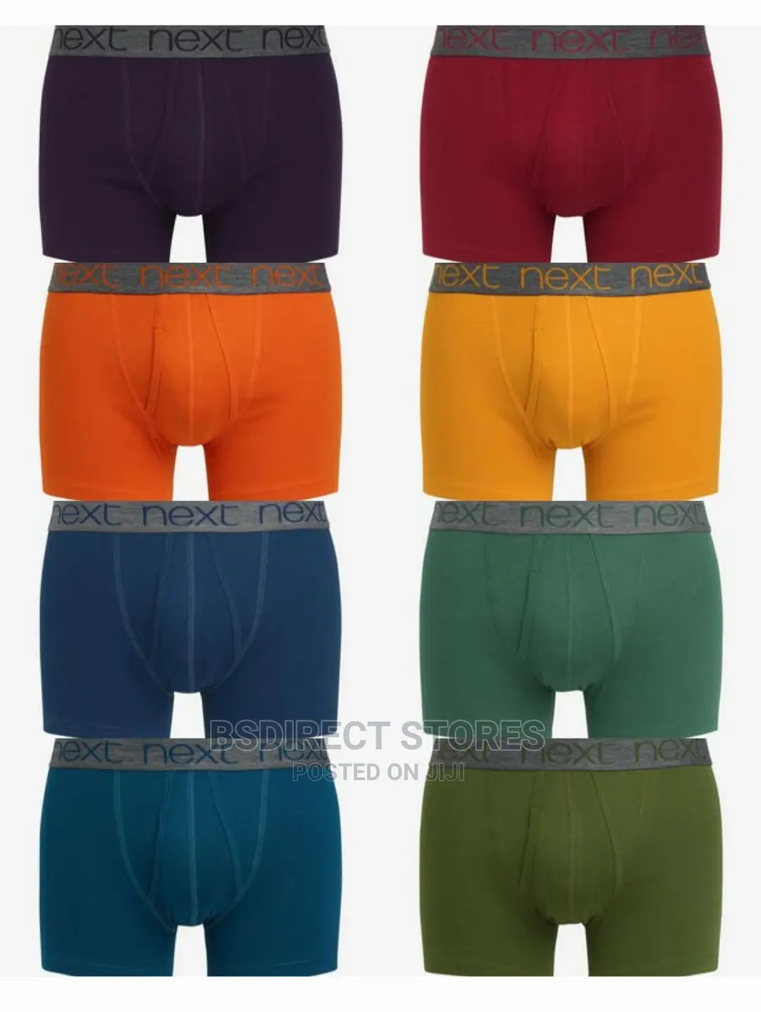 Next a-Front Rich Colours 100% Pure Cotton Men Boxers