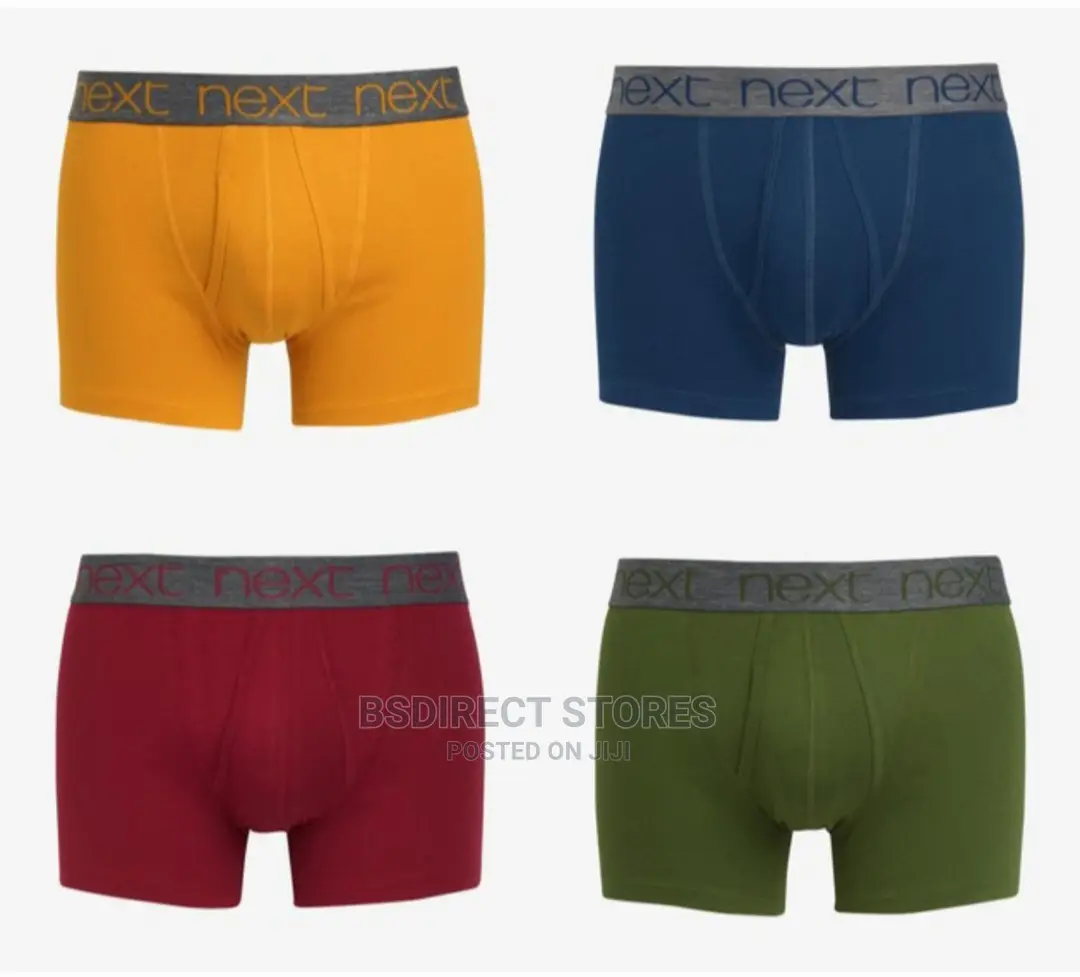 NEXT Hipster Rich Colour Luxury 100% Cotton Boxers Pack of 4