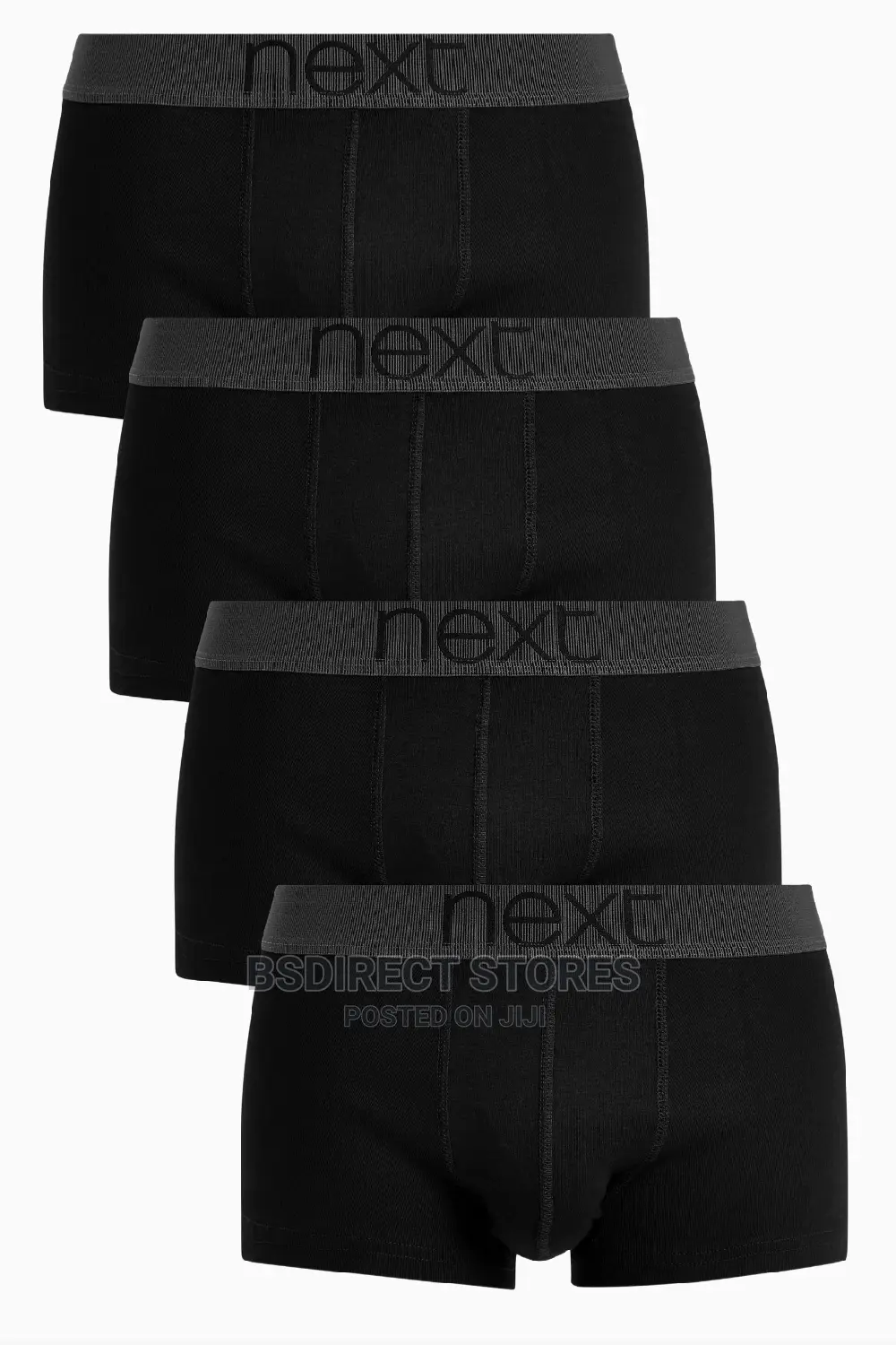 Next Hipsters Black Luxury 100% Pure Cotton Men Boxers
