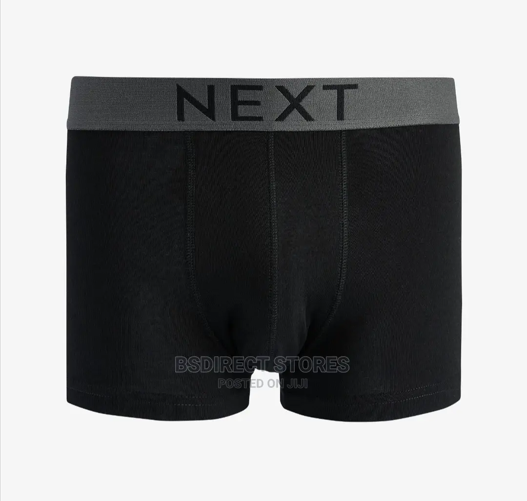 Next Hipsters Black Luxury 100% Pure Cotton Men Boxers