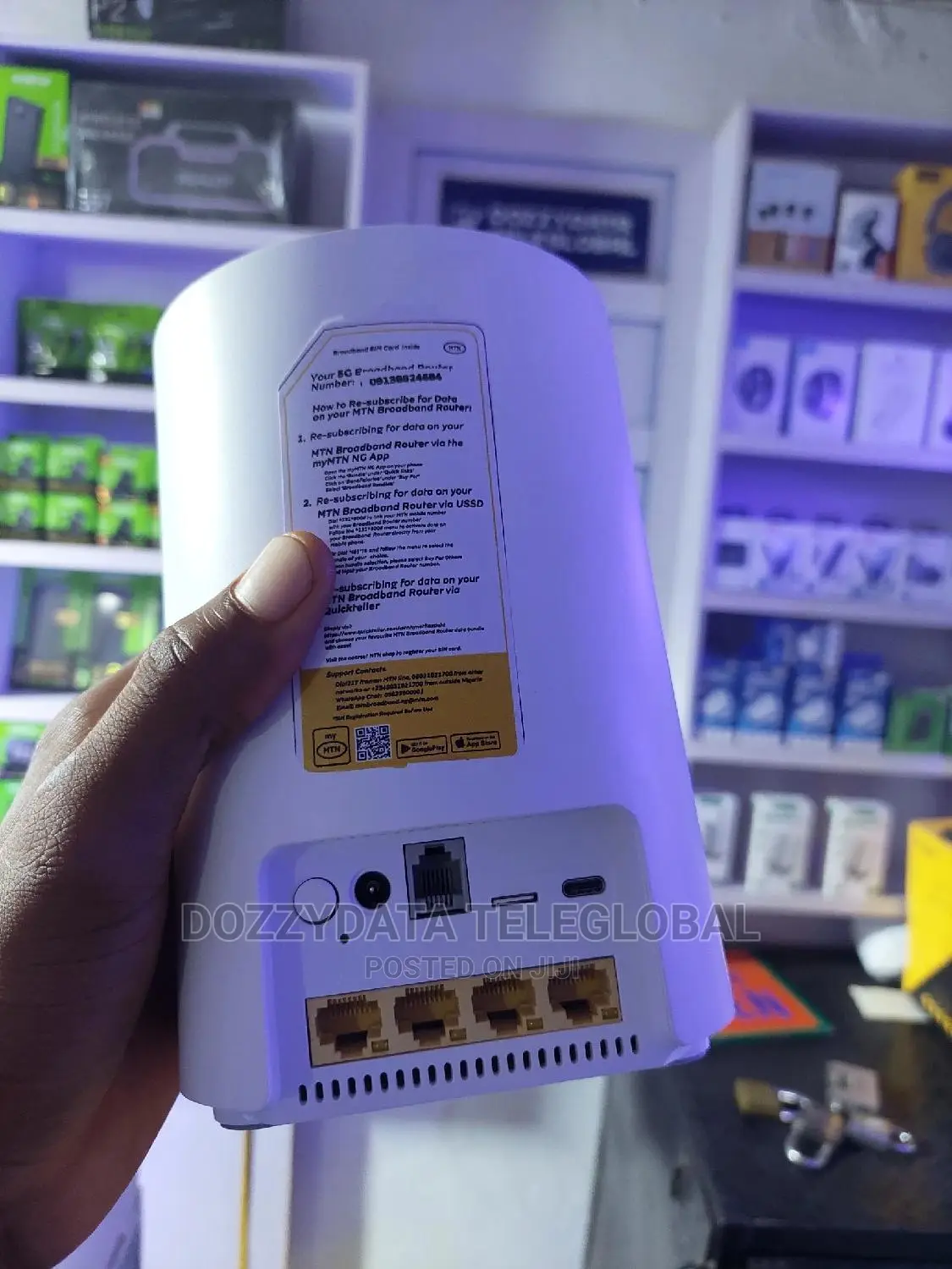 MTN 5G Ultrafast Router+Free 100GB Data Bonus on Activation