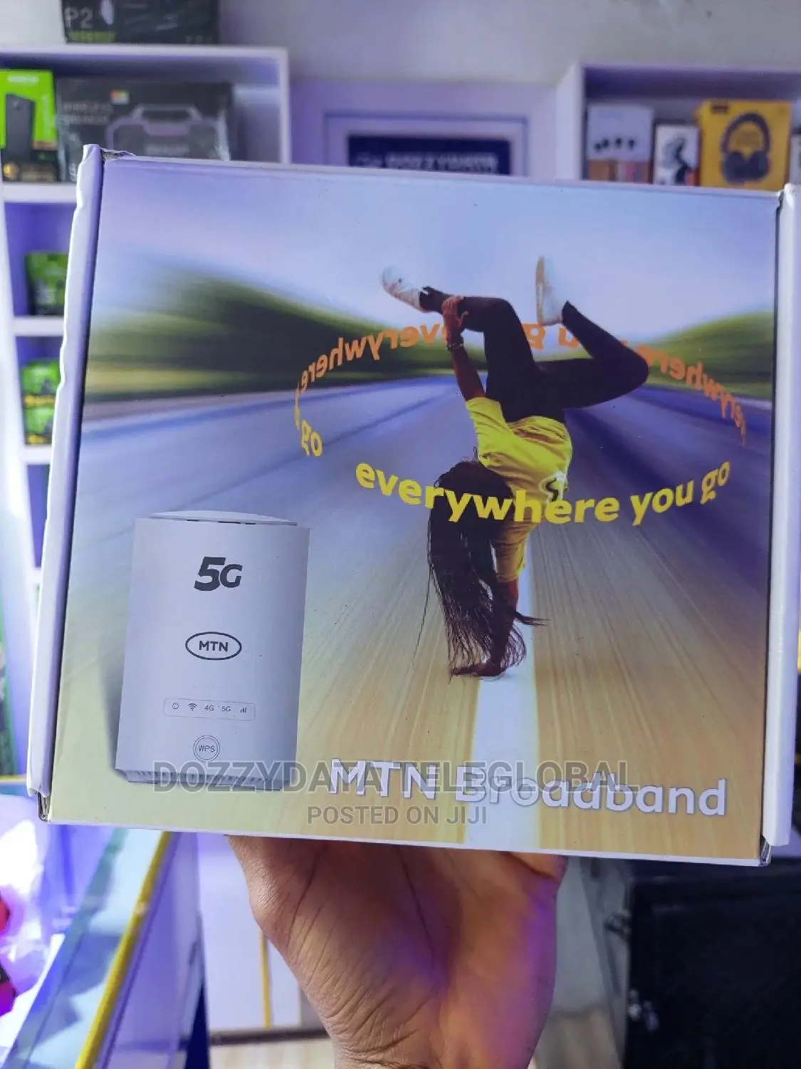 MTN 5G Broadband Router+Backup Battery Fastest Speed Network