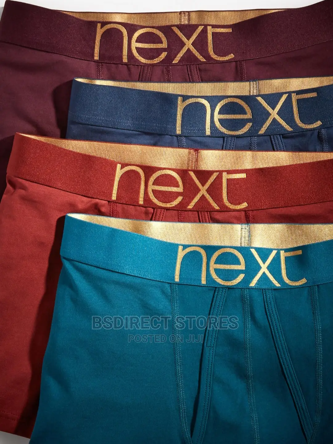 NEXT A-front Rich Colours Luxury Men Cotton Boxers Pack Of 4