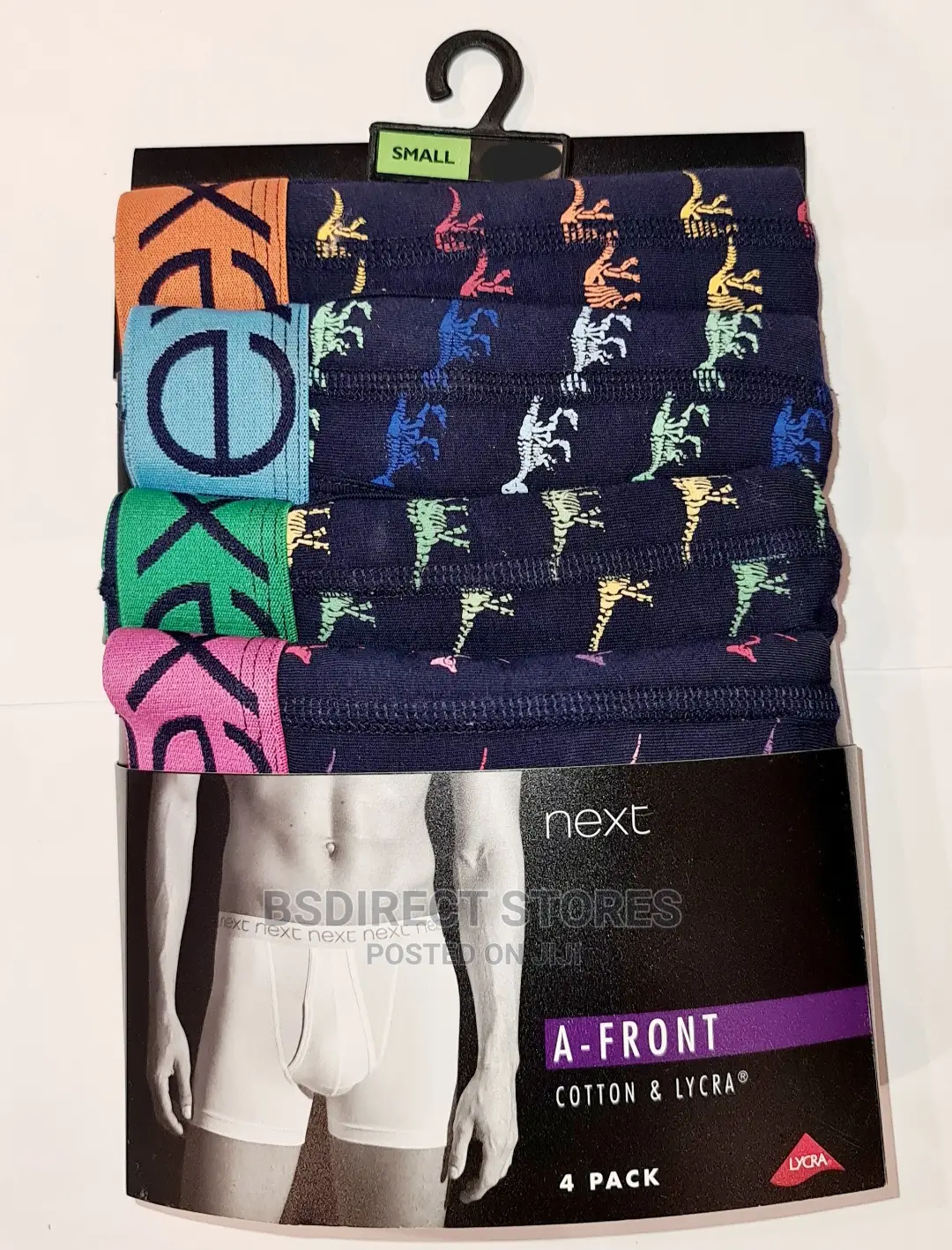 NEXT A-front Dinosaur Luxury Men Cotton Boxers Pack Of Four