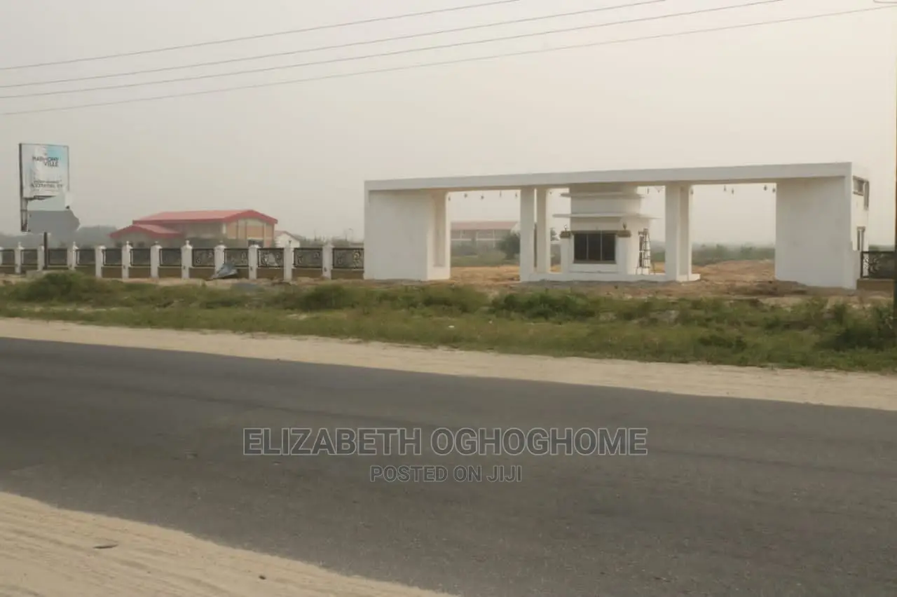 Land Facing the Road Before Eleko for Sale