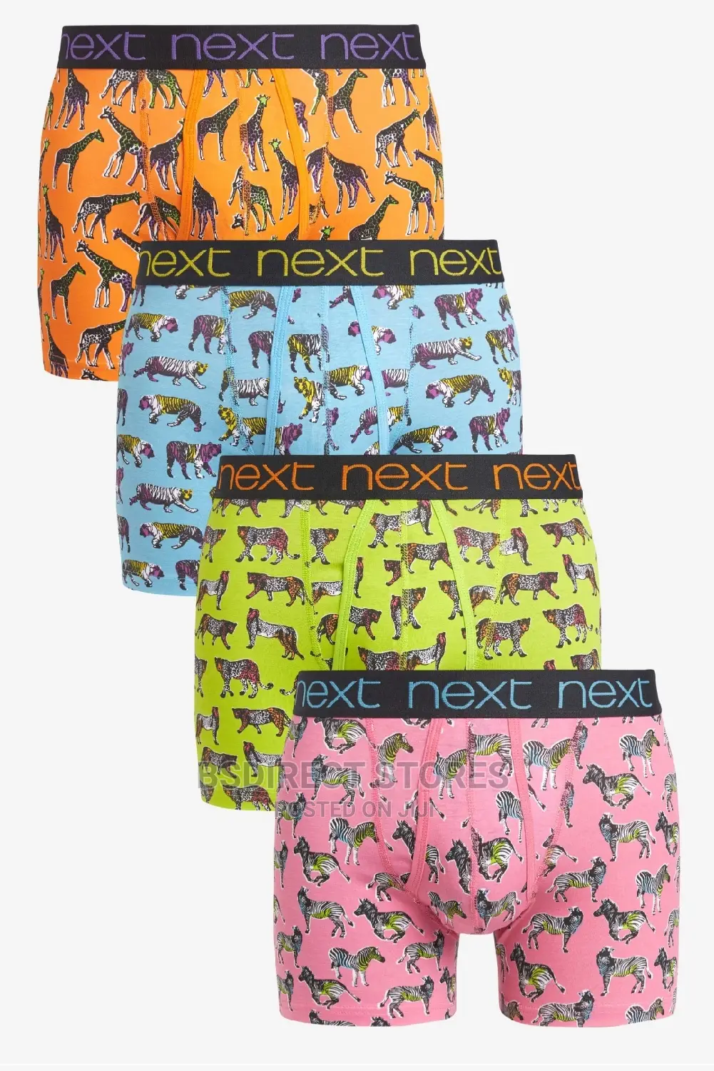 NEXT a-Front Safari Luxury Men Cotton Boxers Pack of Four