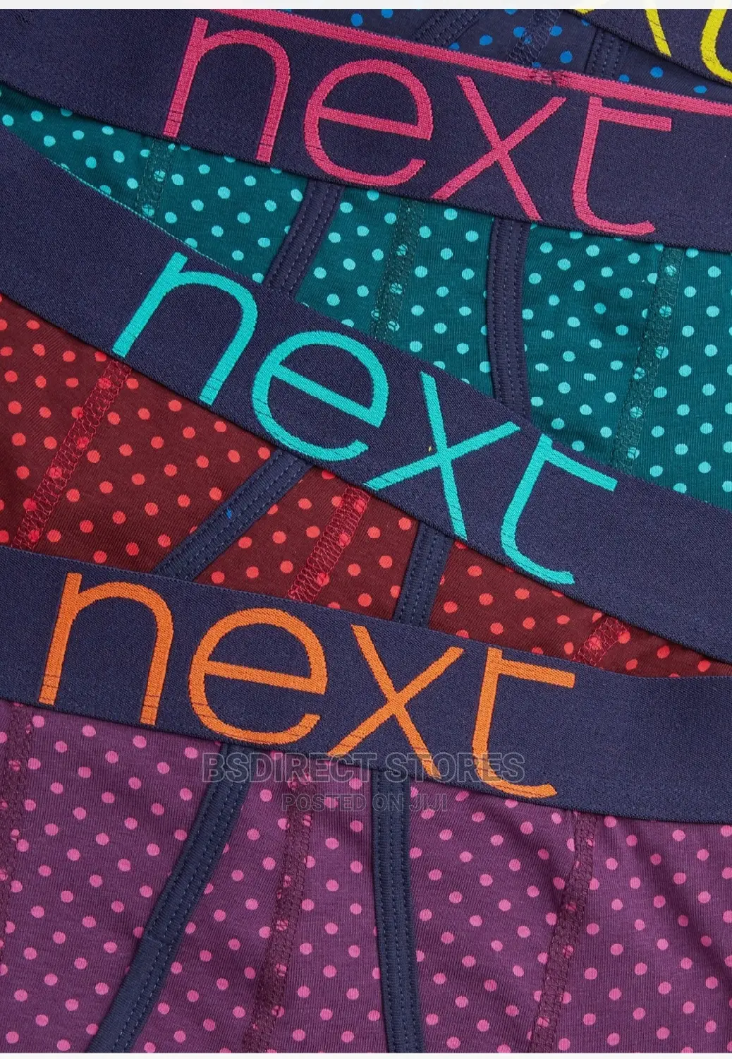 NEXT a-Front Tonal Spot Luxury Men Cotton Boxers Pack of 4