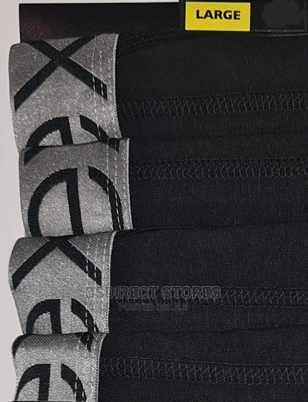 NEXT a-Front Black Silver Waistband Luxury Boxers Pack of 4