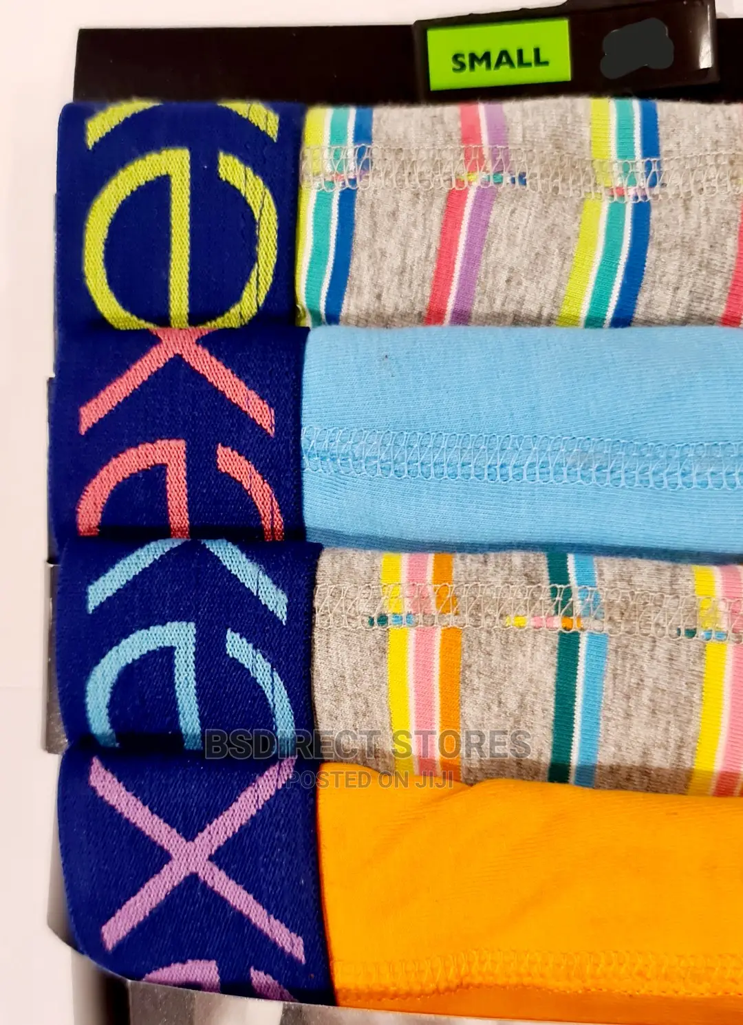 NEXT Hipsters Multi Stripe Luxury Cotton Boxers Pack of Four