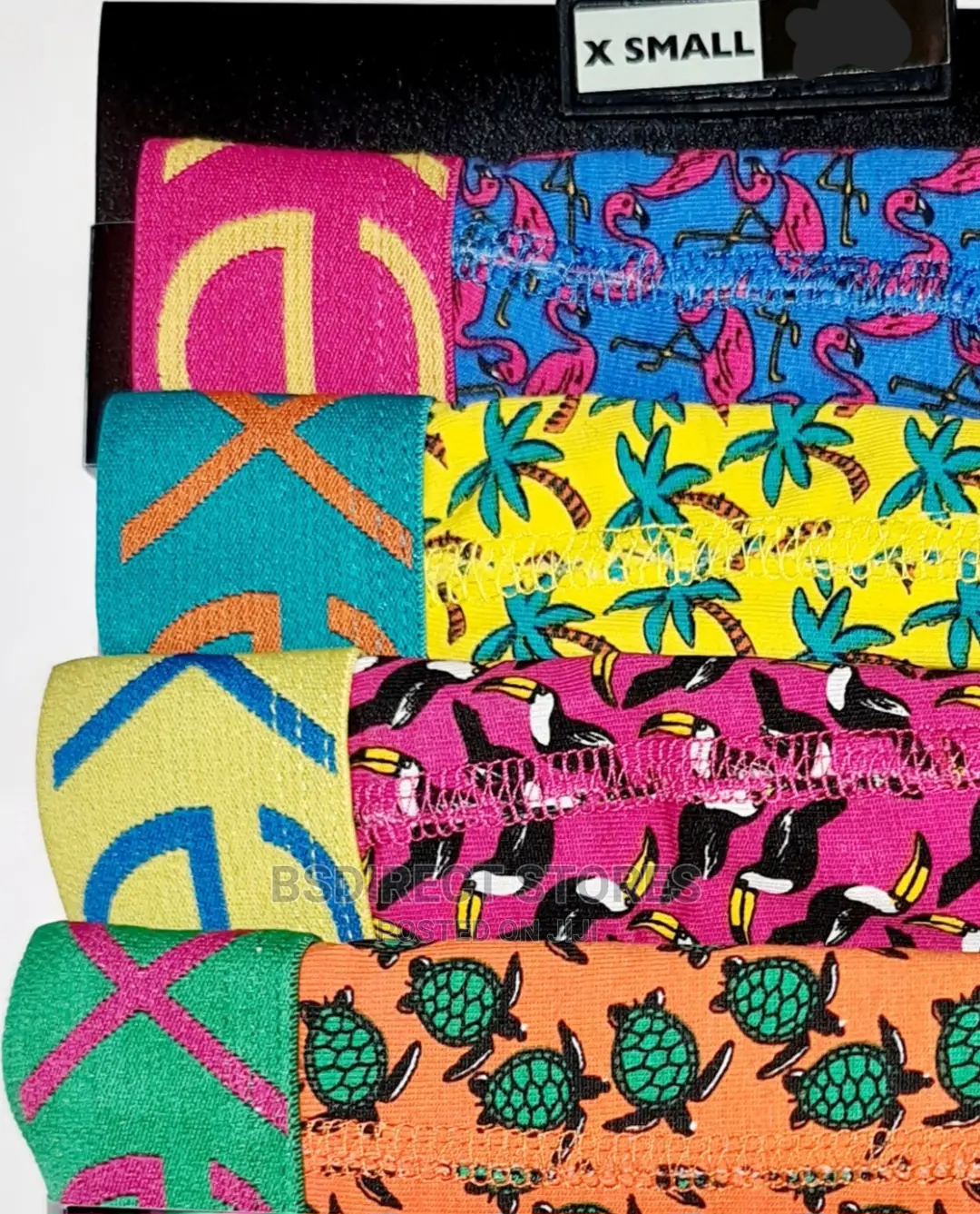 NEXT Hipsters ALOHA Pattern Luxury Cotton Boxers Pack of 4