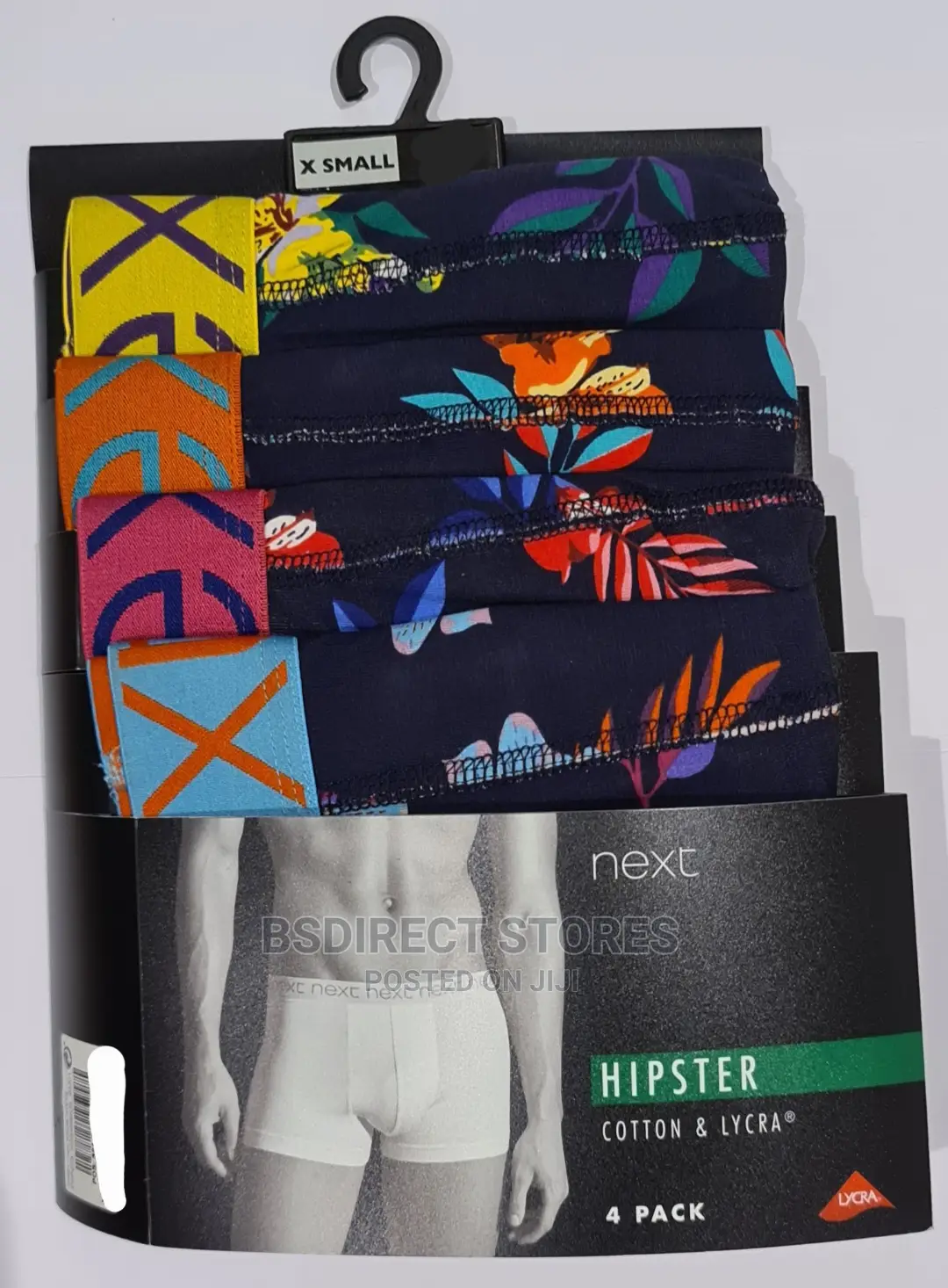 NEXT Hipsters Tropical Flowers Pattern Men Boxers Pack of 4