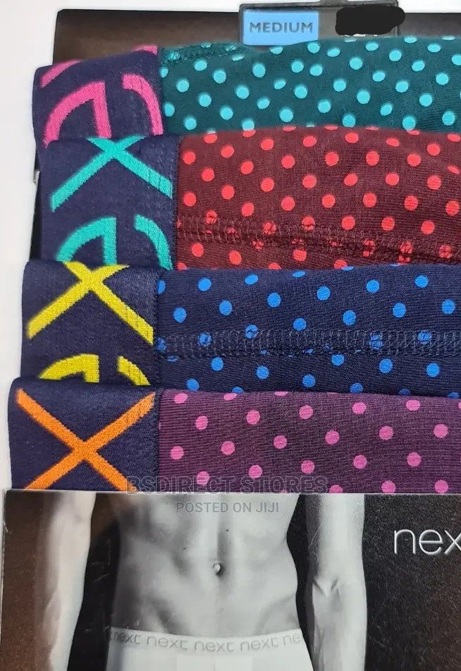 NEXT Hipsters Tonal Spot Luxury Cotton Men Boxers Pack of 4